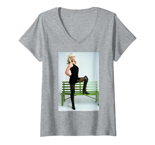 Damen Debbie Harry Blondie Call Me Duffy Archivfotografie T-Shirt mit V-Ausschnitt Damen Debbie Harry Blondie Call Me Duffy Archivfotografie T-Shirt mit V-Ausschnitt von Duffy Archive Photography