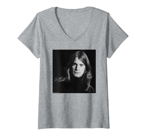 Damen Ozzy Osbourne of Black Sabbath Duffy Archivfotografie T-Shirt mit V-Ausschnitt Damen Ozzy Osbourne of Black Sabbath Duffy Archivfotografie T-Shirt mit V-Ausschnitt von Duffy Archive Photography