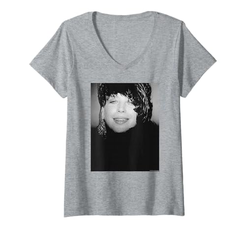 Damen Marianne Faithfull Sängerin Schauspielerin Duffy Archivfotografie T-Shirt mit V-Ausschnitt Damen Marianne Faithfull Sängerin Schauspielerin Duffy Archivfotografie T-Shirt mit V-Ausschnitt von Duffy Archive Photography