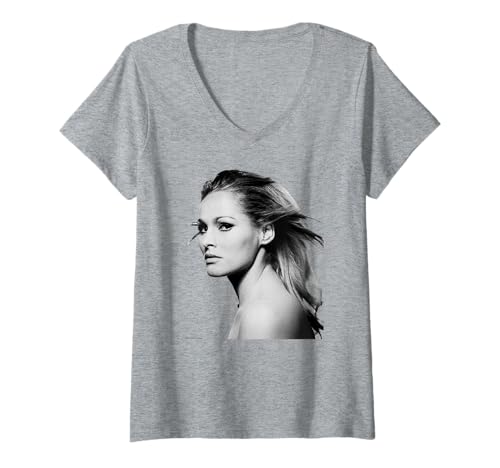 Damen Ursula Andress Bond Girl Dr. No Duffy Archivfotografie T-Shirt mit V-Ausschnitt Damen Ursula Andress Bond Girl Dr. No Duffy Archivfotografie T-Shirt mit V-Ausschnitt von Duffy Archive Photography