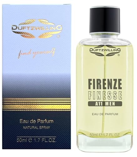 DuftzwillinG FIRENZE (Finesse) - Eau de Parfum für HERREN - frisch-zitrisch - A11 MEN - Herrenduft (50 ml Prime) von DuftzwillinG