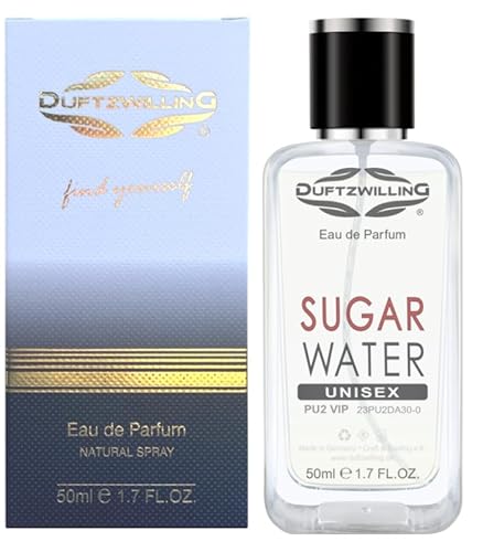 SUGAR WATER Eau de Parfum UNISEX für Damen und Herren süsses Parfüm, riecht wie Zuckerwatte und Candy, starker Duft (50ml Prime) von DuftzwillinG