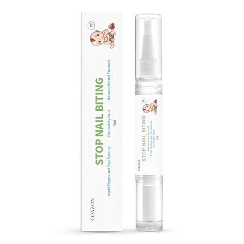 Dufuso Stift anti Fingernägel kauen - nägelkauen stoppen für Kinder ab 3 & Erwachsene - Bitterer und Regenerierender Nagel Stift Nagellack Gegen Nägelkauen - Kleines Anti Nägelkauen Mittel von Dufuso