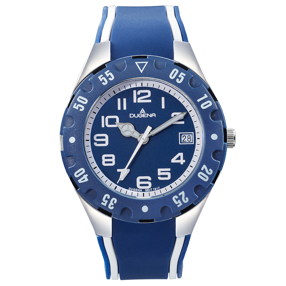 Diver Junior Blau Silber Kunststoff Blau Weiß von Dugena