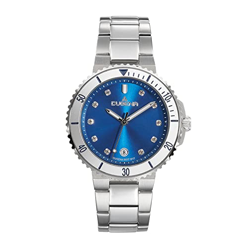 Dugena Damen-Armbanduhr 4461101 Lady Diver, Quarz, Edelstahl, Mineralglas, Drückerfaltschließe, 5 bar Dugena Damen-Armbanduhr 4461101 Lady Diver, Quarz, Edelstahl, Mineralglas, Drückerfaltschließe, 5 bar von Dugena