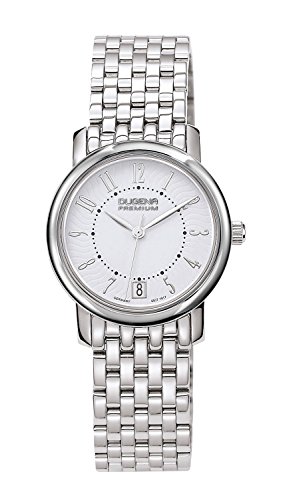 Dugena Damen-Armbanduhr Rondo Petit Arabica Analog Quarz Edelstahl 7090134 von Dugena