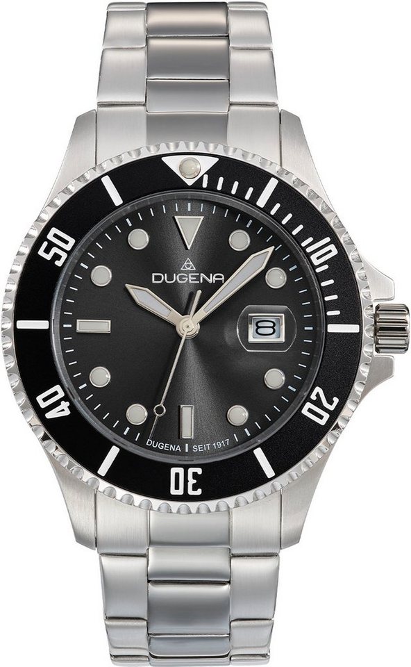 Dugena Quarzuhr Diver XL, 4461002-1, Armbanduhr, Herrenuhr, Datum, Leuchtzeiger von Dugena