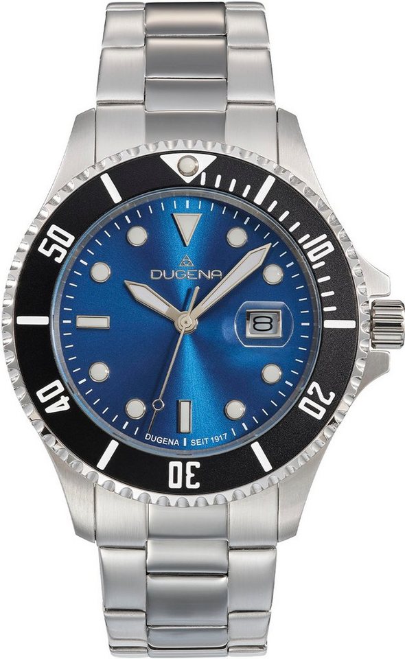 Dugena Quarzuhr Diver XL, 4461075, Armbanduhr, Herrenuhr, Datum, Leuchtzeiger von Dugena