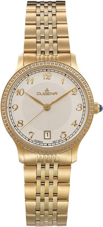 Dugena Quarzuhr Gala, 4461118, Armbanduhr, Damenuhr, Datum, Saphirglas von Dugena
