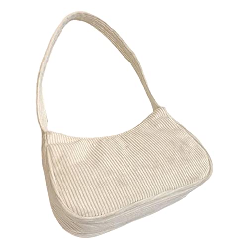 Duiaynke Flanell Handtasche Mädchen Mode Reißverschluss Handtasche Strandtasche Geldbörse für Casual Reise Party Urlaub Mode Umhängetasche, Weiss/opulenter Garten von Duiaynke