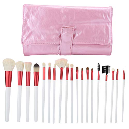 DUIMIMI 20pcs Make -up Pinsel Set Foundation Rouge Pulver Concealer Eye Shadows Kosmetische Pinsel, Make -up -Pinsel -Set für Frauen, Mischpinsel, Gesichtsbürsten für Pulver von Duimimi