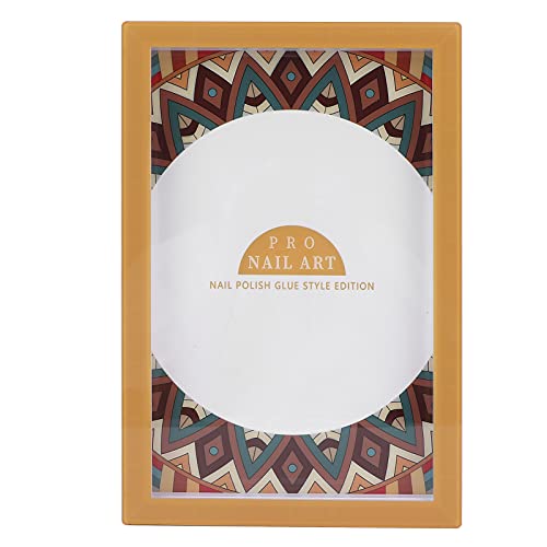 DUIMIMI Nagel-Display-Buch, selbstklebend, Magnetverschluss, Nagel-Gel-Farb-Display-Buch, DIY-Nagellack-Farbkarte, Nail-Art-Organizer für Salon, Maniküre-Display von Duimimi