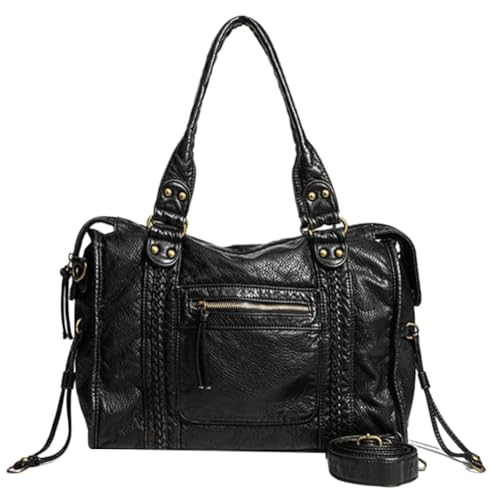 Dujuanus Vintage City Bag Damen PU Leder Handtasche im y2k-Design - Damen Schultertasche Leder Umhängetasche Hobo-Taschen Damenhandtasche Dujuanus Vintage City Bag Damen PU Leder Handtasche im y2k-Design - Damen Schultertasche Leder Umhängetasche Hobo-Taschen Damenhandtasche von Dujuanus