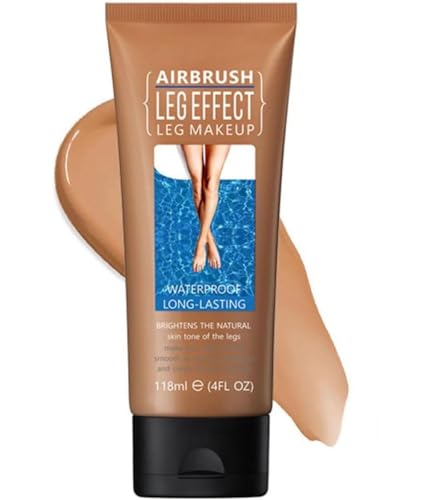 Leg Makeup Waterproof No Transfer, Leg and Body Scar Cover up Makeup for Varicose Veins Waterproof Black Skin, Long Last Body Foundation (3# Bronze) von Dujuanus