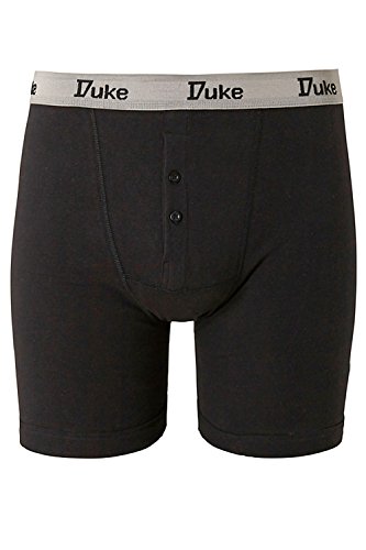 Boxer Shorts groß King-Size Duke London KS2005 Fahrer Herren 3 STÜCK - Grau - Marineblau - Schwarz - 3er-pack, Herren, 4XL - XXXXL von Duke London