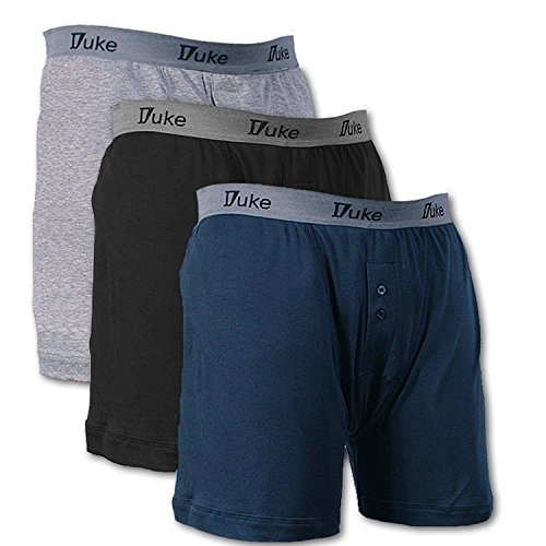 Duke - Herren Boxershorts Baumwolle 3 Stück - Gris, 7XL WAIST (57 - 59 INCHES ) von Duke London