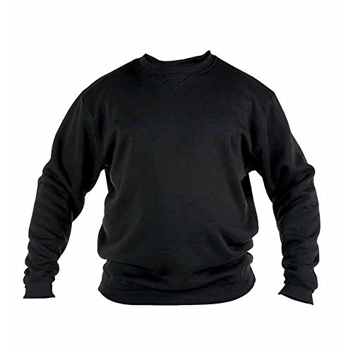 Duke Herren Rockford Kingsize Sweat Pullover (4XL) (Schwarz) von Duke London