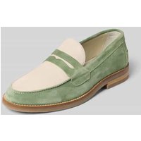 Duke & Dexter Loafer aus echtem Leder in Lind, Größe 41 von Duke & Dexter