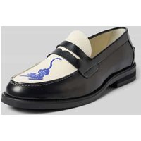 Duke & Dexter Loafer mit Motiv-Print in Black, Größe 42 von Duke & Dexter