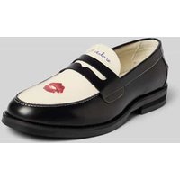 Duke & Dexter Loafer mit Motiv-Print in Black, Größe 43 von Duke & Dexter