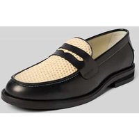 Duke & Dexter Loafer mit strukturierter Sohle in Black, Größe 41 von Duke & Dexter