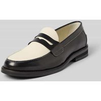 Duke & Dexter Loafer mit strukturierter Sohle in Black, Größe 41 von Duke & Dexter