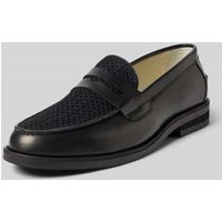 Duke & Dexter Loafer mit strukturierter Sohle in Black, Größe 42 von Duke & Dexter