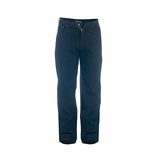 Duke Herren Rockford Carlos Kingsize Stretch Jeans (W60L) (Schwarz) von DUKE