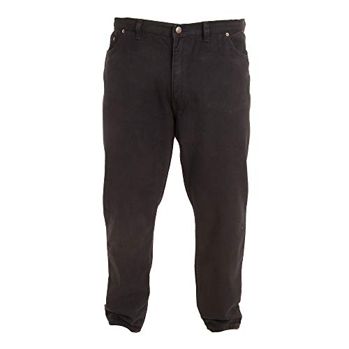 Duke Herren Rockford Kingsize Komfort Fit Jeans (W48S) (Schwarz) von DUKE