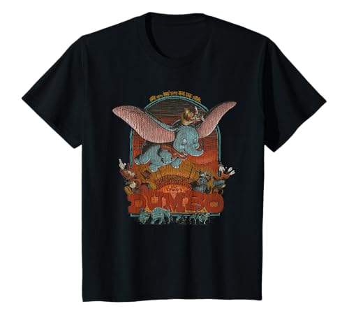 Kinder Dumbo Poster Distressed T-Shirt von Dumbo