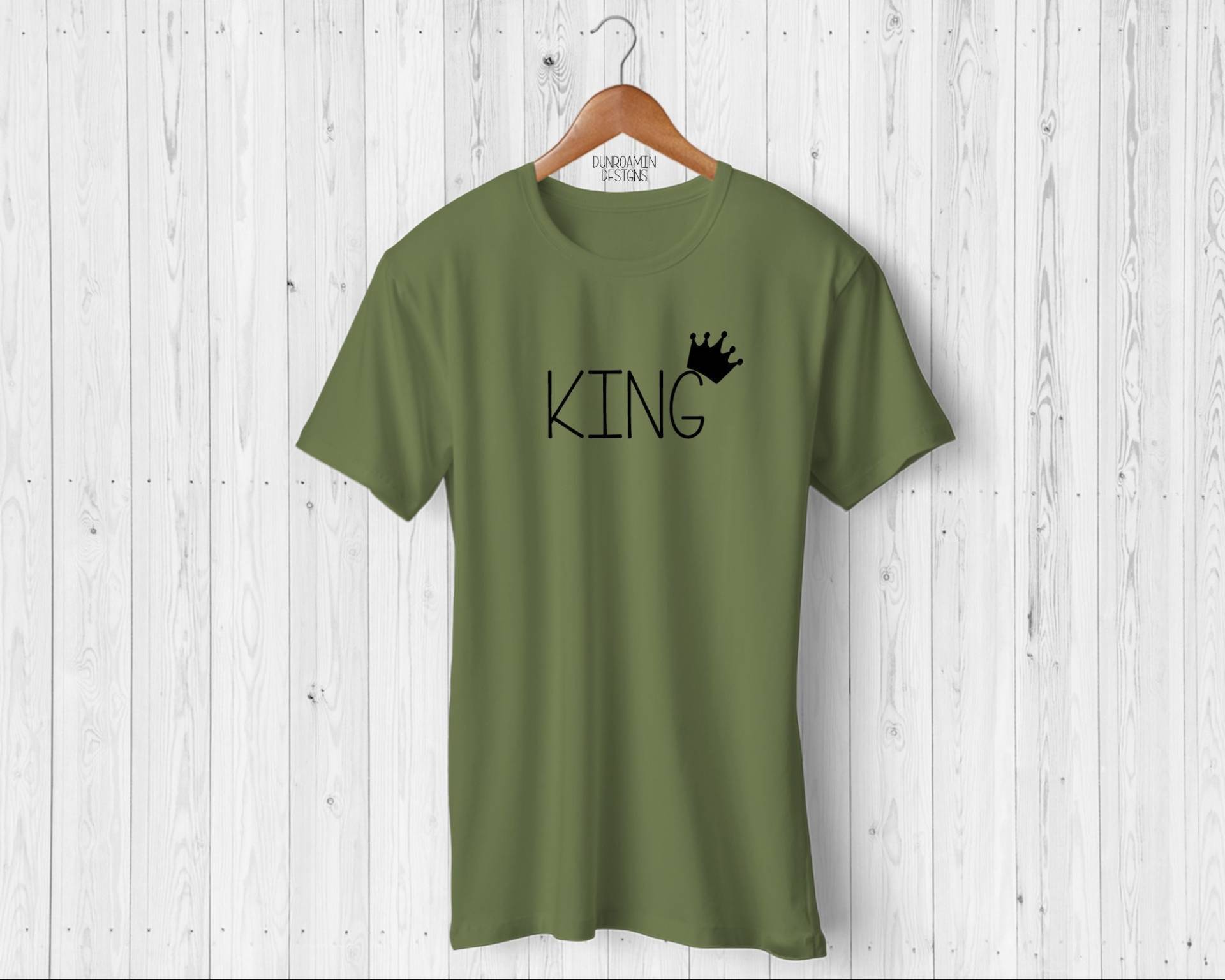 König Krone Tshirt von DunRoaminDesigns