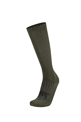 Duna, Herrensocken Wolfskopf, Jagdsocken, Wandersocken, Freizeitsocken, Arbeitssocken, Outdoorsocken (39-42, Khaki) von Duna