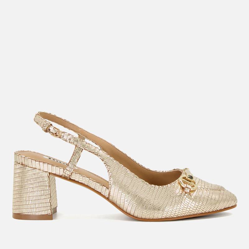 Dune Cassie Snaffle Trim Leather Sling Backs - UK 3 von Dune