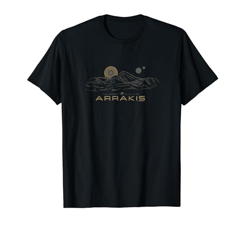 Dune Part Two Arrakis Mountains The Desert Is Not Kind Shot T-Shirt von Dune