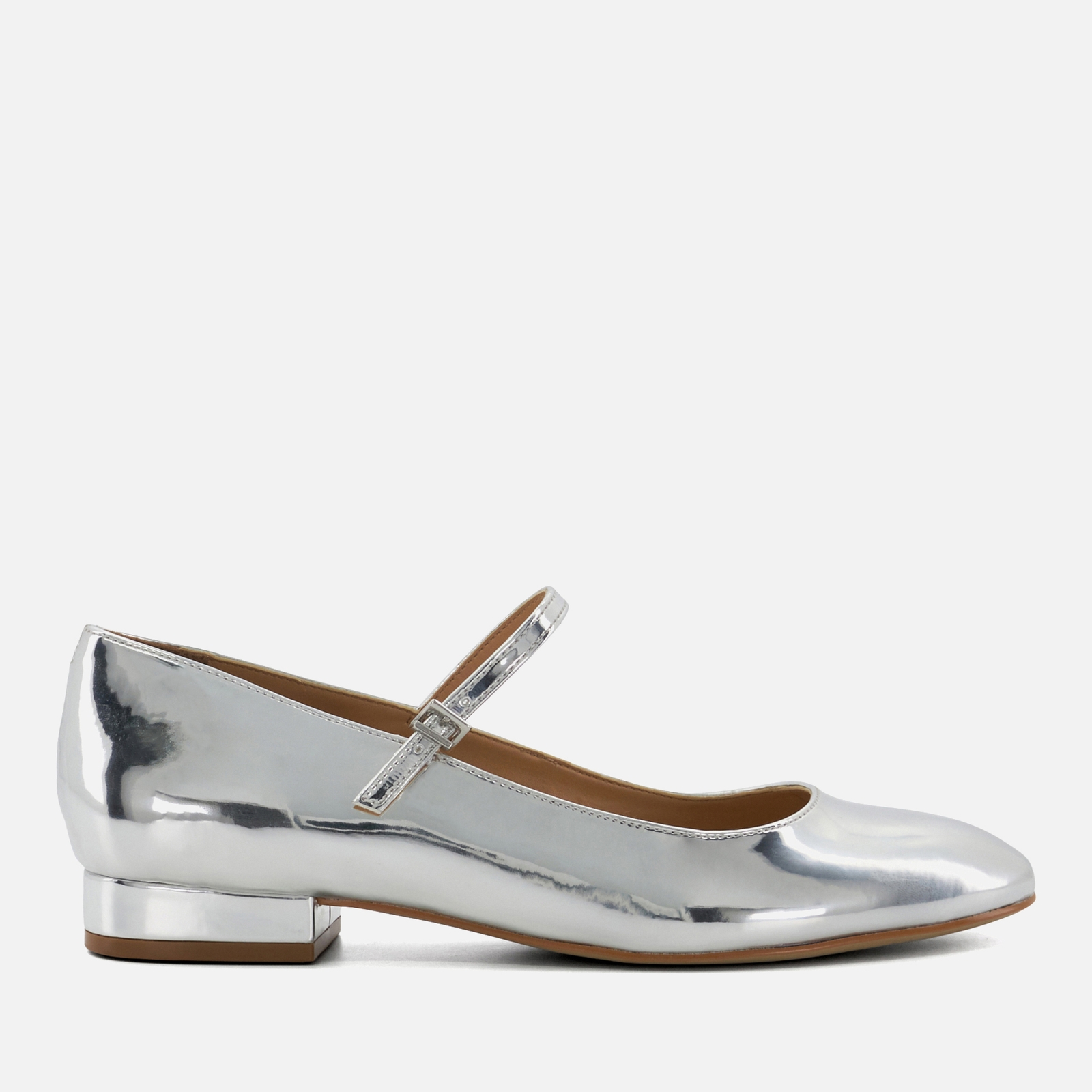 Dune Women's Hipplie Patent-Leather Mary Jane Flats - UK 3 von Dune