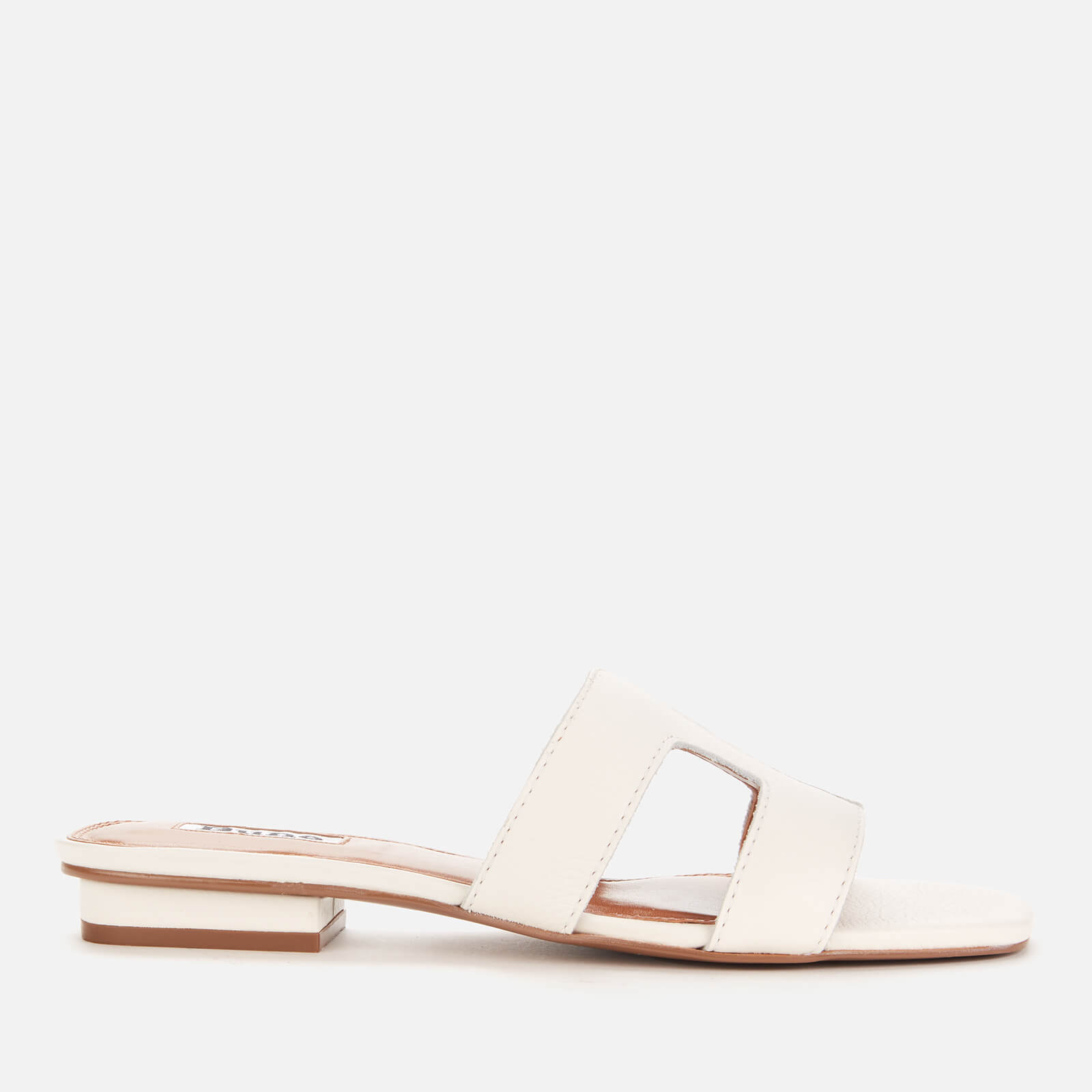 Dune Women's Loupe Leather Sandals - White - UK 3 von Dune