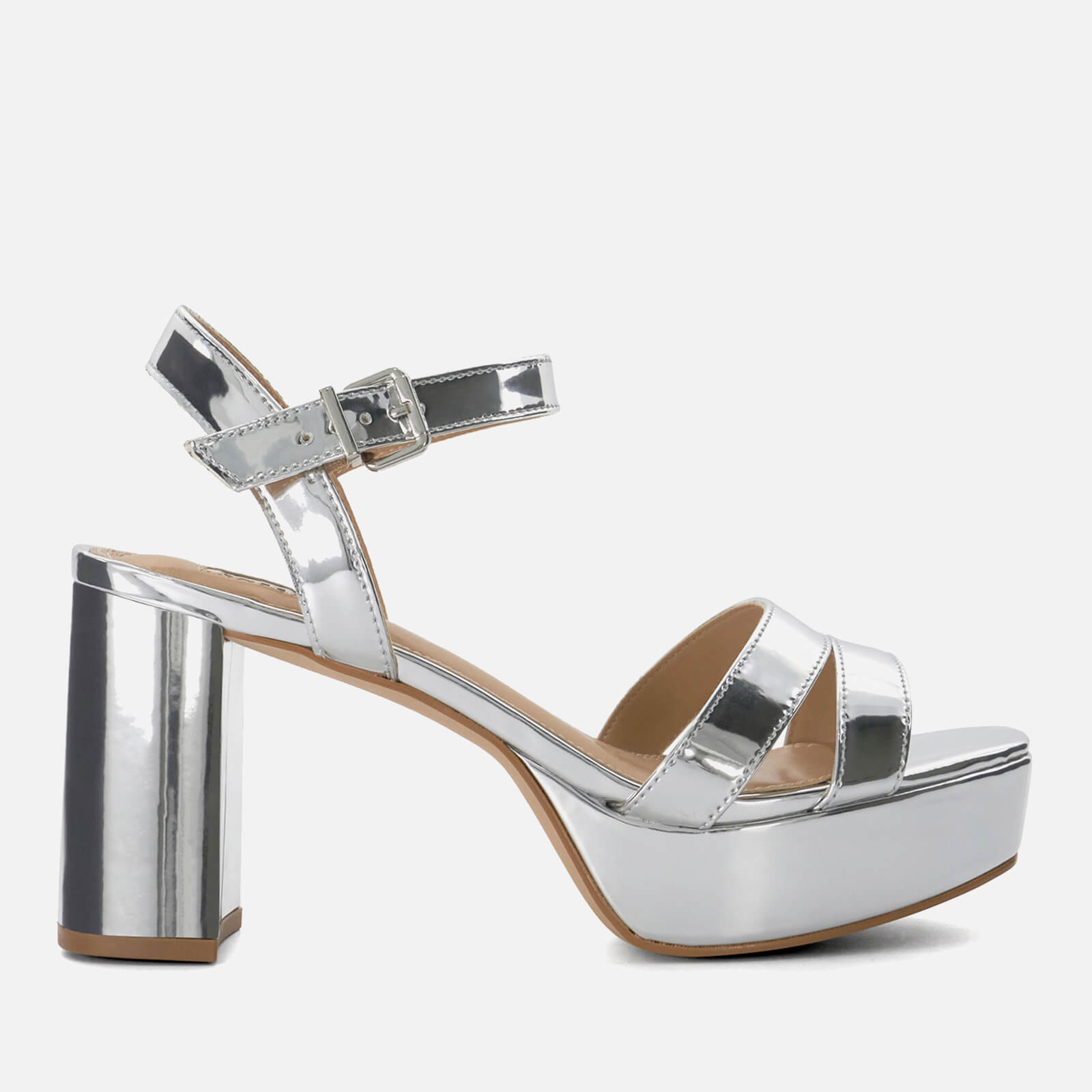 Dune Women's Molten Leather Platform Sandals - UK 8 von Dune