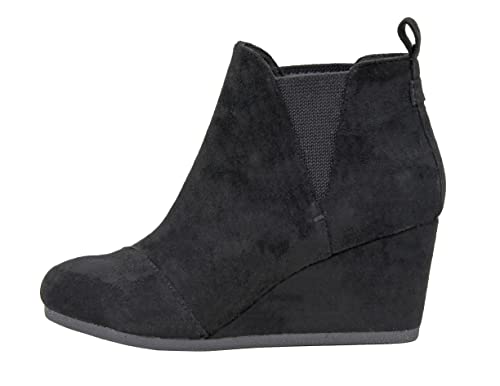 Dunes Damen Zoey Wedge Bootie + weite Weite erhältlich, Schwarz, 40 EU von Dunes