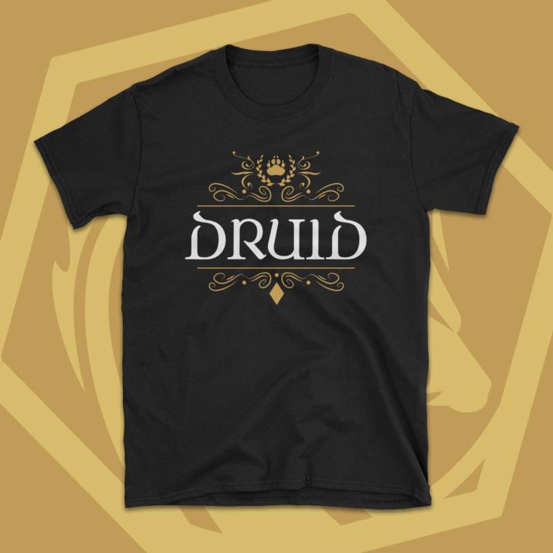 Druiden Shirt Dungeons Und Drachen Dnd T-Shirt Trpg Pathfinder Rpg Nerdy Geeky Geschenke Tabletop Gaming Geschenkidee von DungeonArsenal