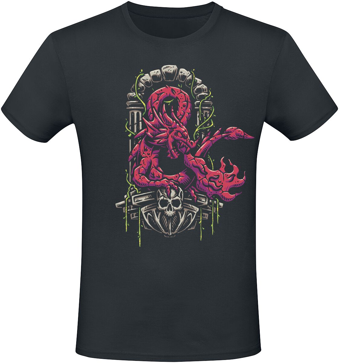 Dungeons and Dragons - Gaming T-Shirt - Ampersand Dragon - S bis XXL - für Männer - Größe M - schwarz  - EMP exklusives Merchandise! von Dungeons and Dragons