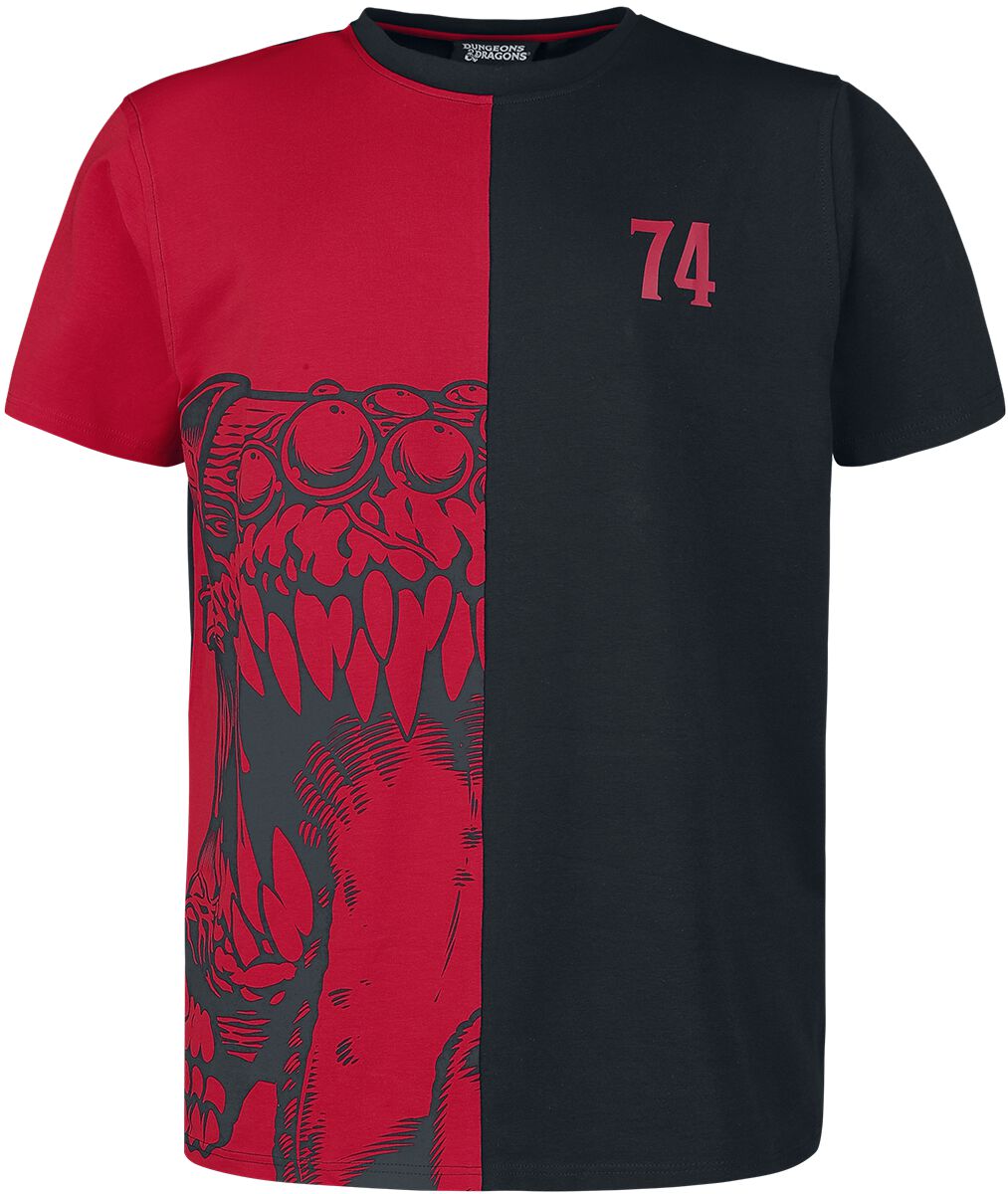 Dungeons and Dragons - Gaming T-Shirt - Mimic - S bis L - für Männer - Größe S - schwarz/rot  - EMP exklusives Merchandise! von Dungeons and Dragons