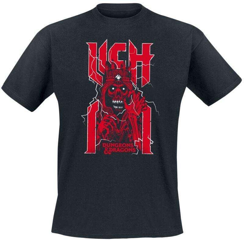 Dungeons and Dragons Lich King T-Shirt schwarz in XXL von Dungeons and Dragons