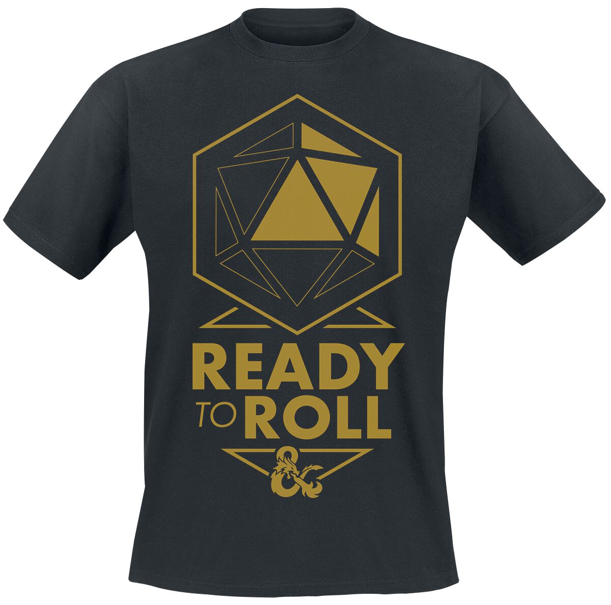 Dungeons and Dragons Ready To Roll T-Shirt schwarz in L von Dungeons and Dragons