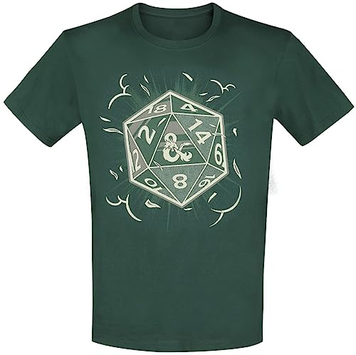Dungeons and Dragons Dice Männer T-Shirt grün S von Dungeons & Dragons