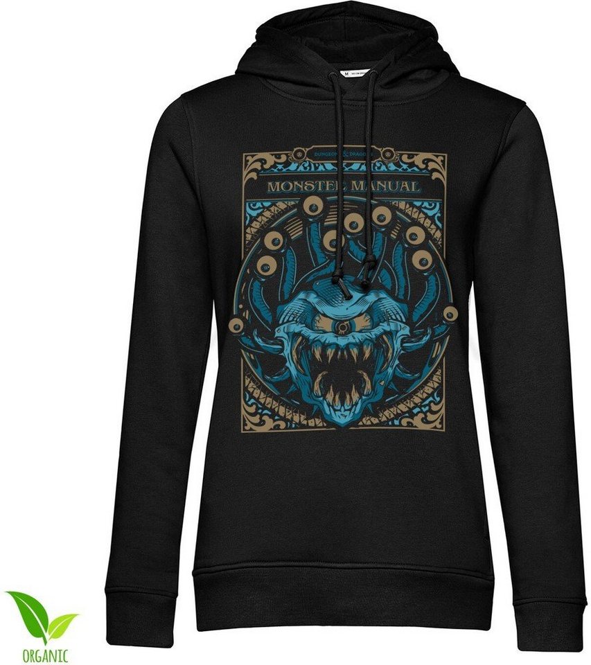 DUNGEONS & DRAGONS Kapuzenpullover D&D Monsters Manual Girls Hoodie von DUNGEONS & DRAGONS