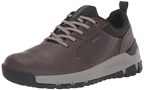 Dunham Herren Glastonbury Ubal Ii Sneaker, Stahlgraues Leder/Wildleder, 18 X-Wide von Dunham