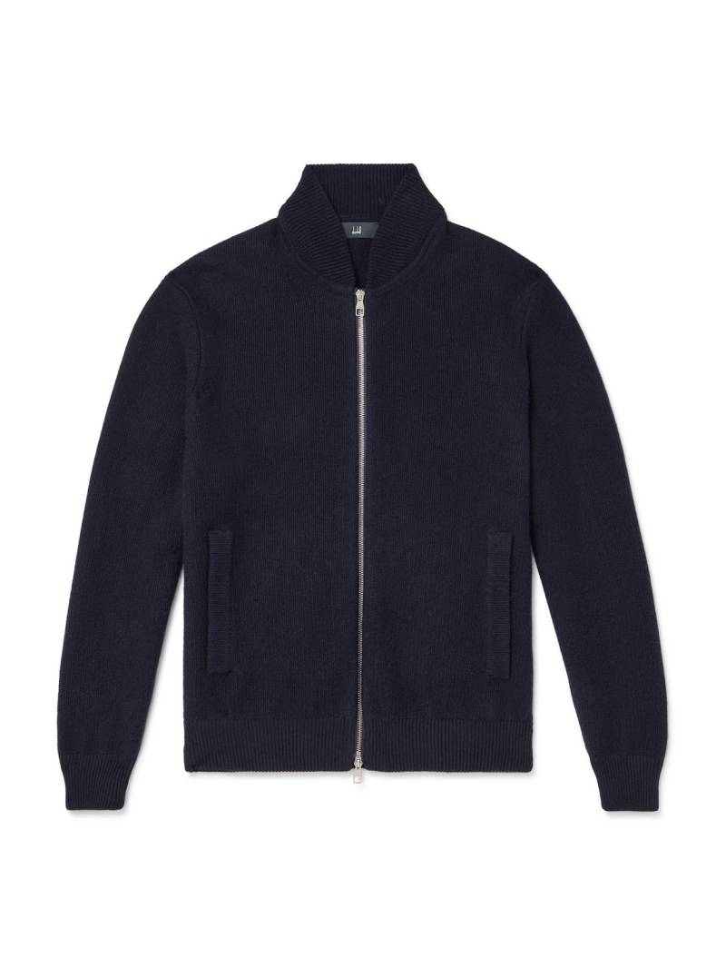 Dunhill - Cotton and Cashmere-Blend Zip-Up Cardigan - Men - Blue - S von Dunhill
