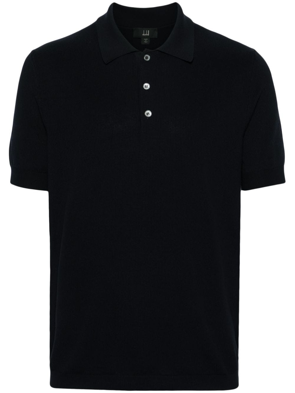 Dunhill Geripptes Poloshirt - Blau von Dunhill