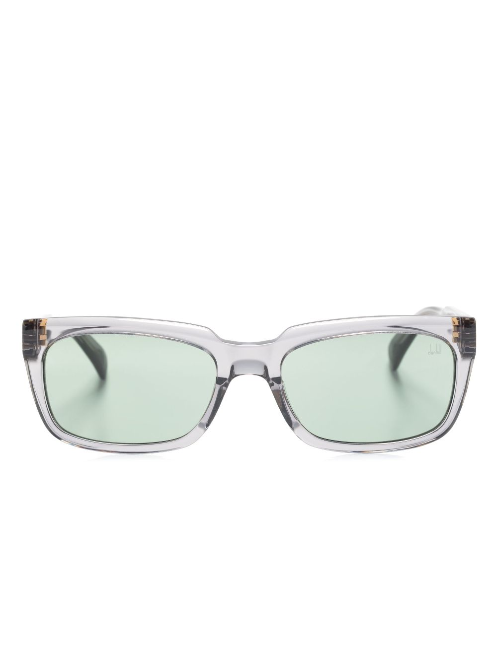 Dunhill Sonnenbrille mit transparentem Gestell - Grau von Dunhill