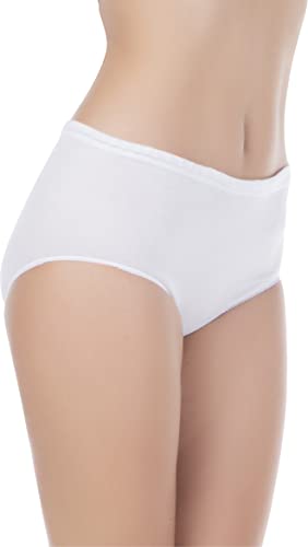 Dunkelstein 3-12 Pack Unterhosen Damen Baumwolle Mehrpack Bequeme Frauen sexy Unterwäsche Seamless Slips Damen 2090-6er 36-38 von Dunkelstein